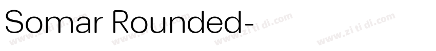 Somar Rounded字体转换 Somar Rounded字体转换